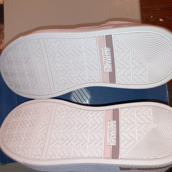 K-SWISS WOMEN COURT BLOCK PEACH SUEDE - SIZE 7 Med - NWT - Picture 8 of 16